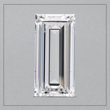 1.5 CT VS2 D Baguette Lab Grown Diamond