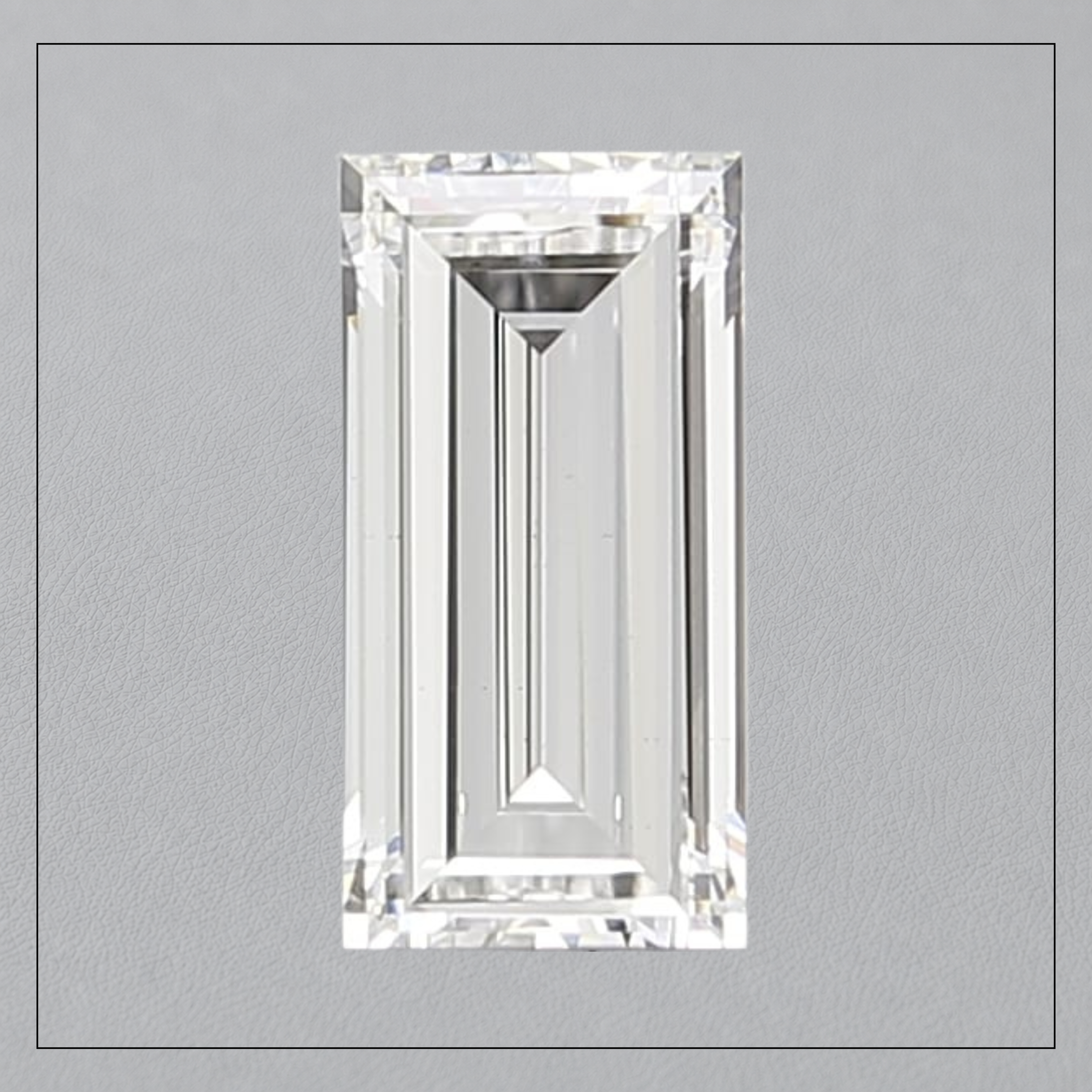 2.5 CT VS2 E Baguette Lab Grown Diamond