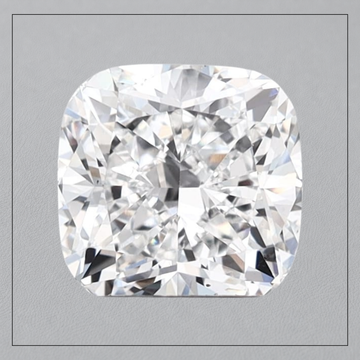 2.5 CT VS2 D Cushion Lab Grown Diamond