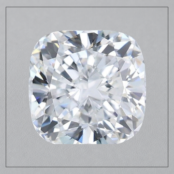 3.00 CT VVS1 D Cushion Lab Grown Diamond