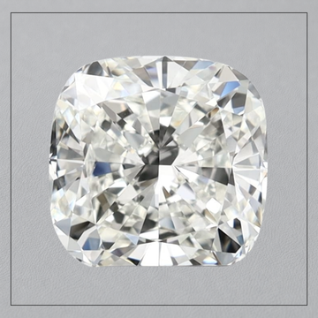 1.5 CT VVS2 G Cushion Lab Grown Diamond
