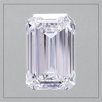3.00 CT VS2 D Emerald Lab Grown Diamond