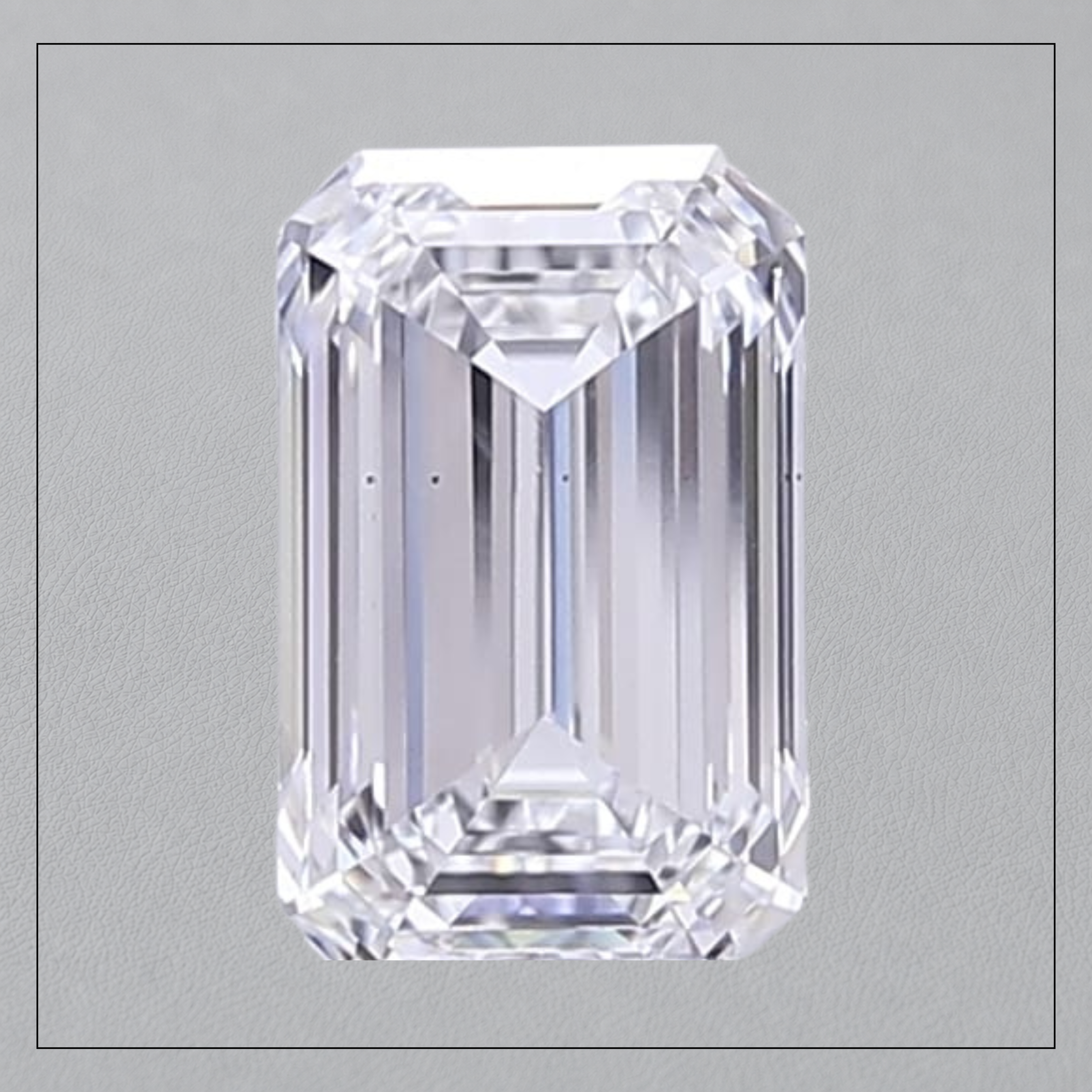 3.00 CT VS2 D Emerald Lab Grown Diamond