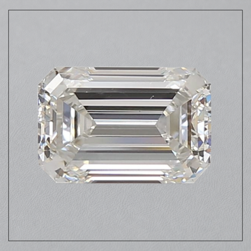 1.00 CT VS2 F Emerald Lab Grown Diamond