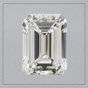 2.5 CT VVS2 G Emerald Lab Grown Diamond