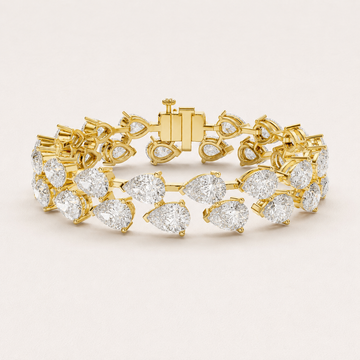 The Avelisse 26.52 CT Diamond Bracelet | Gold