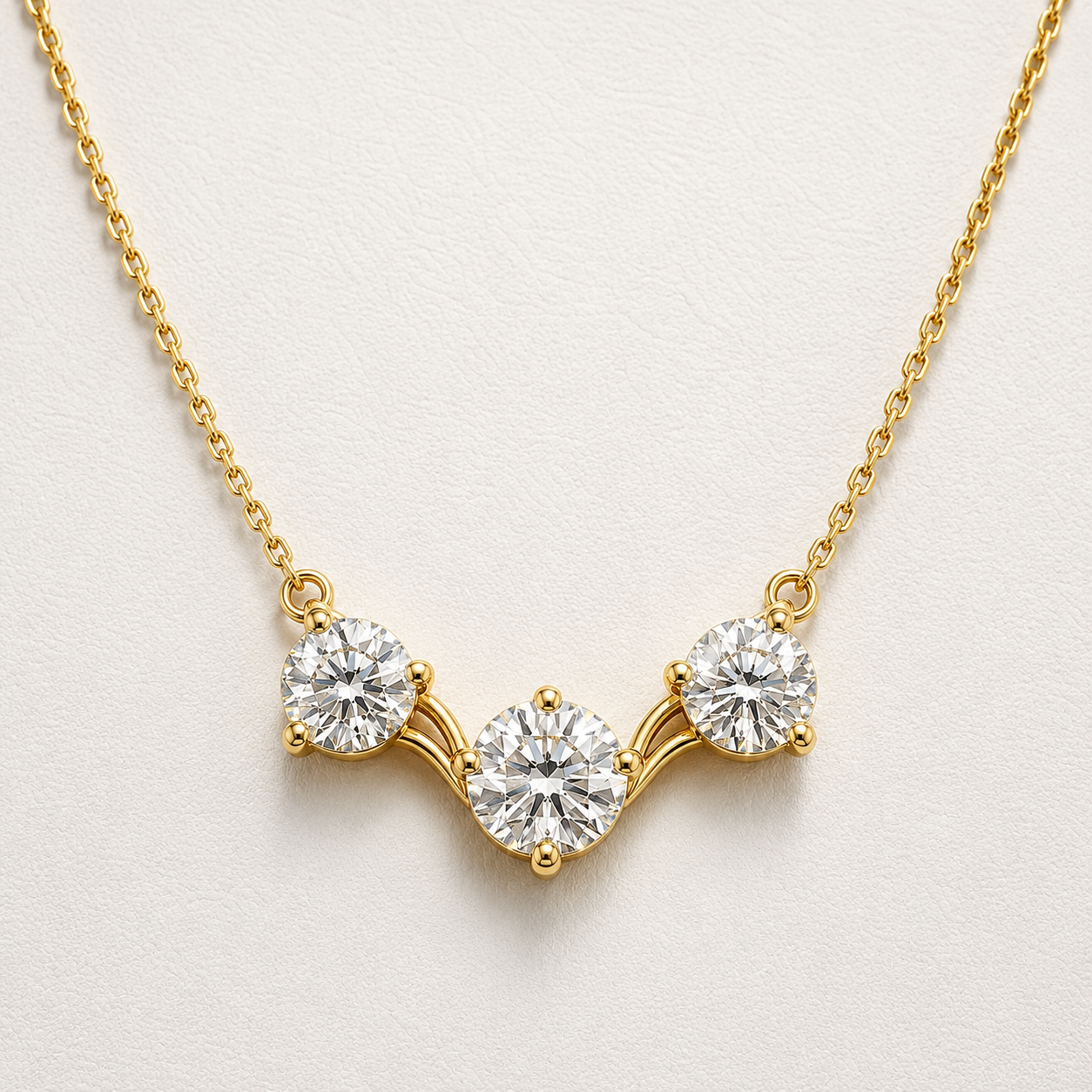 The Élaris 4.50 CT Diamond Necklace | Gold