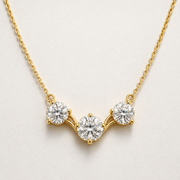The Élaris 4.50 CT Diamond Necklace | Gold