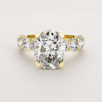 The Aurevane 8.03 CT Oval Engagement Ring