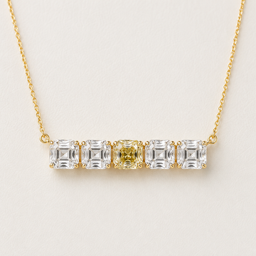 The Solenne 7.5 CT Diamond Necklace | Gold
