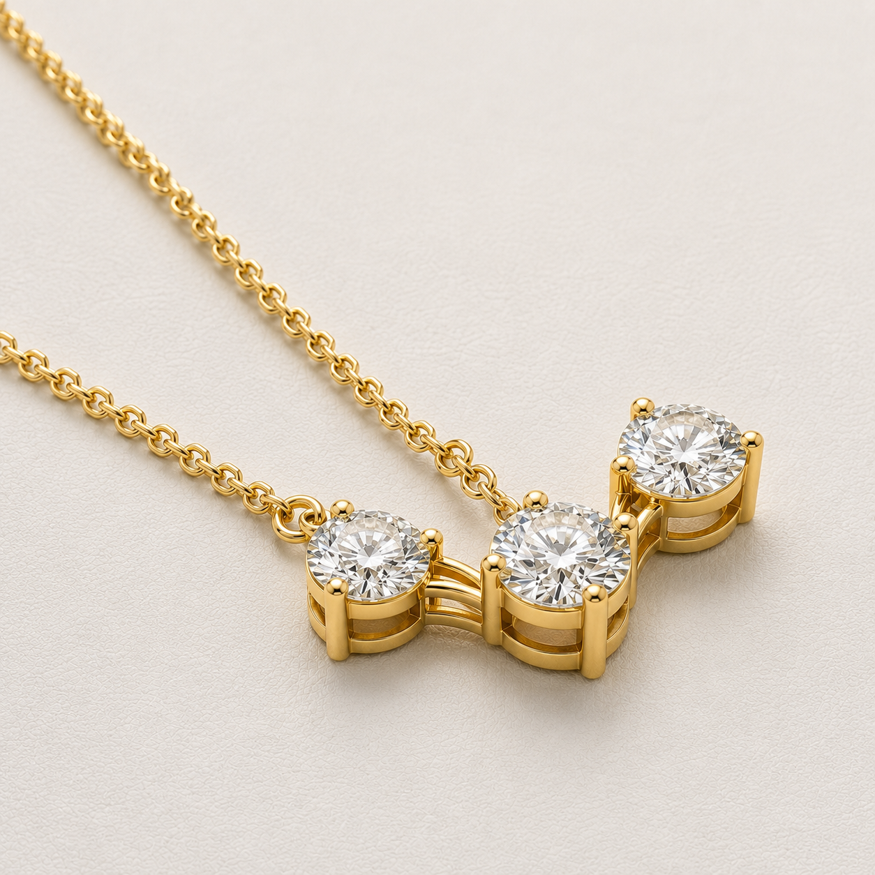 The Élaris 4.50 CT Diamond Necklace | Gold