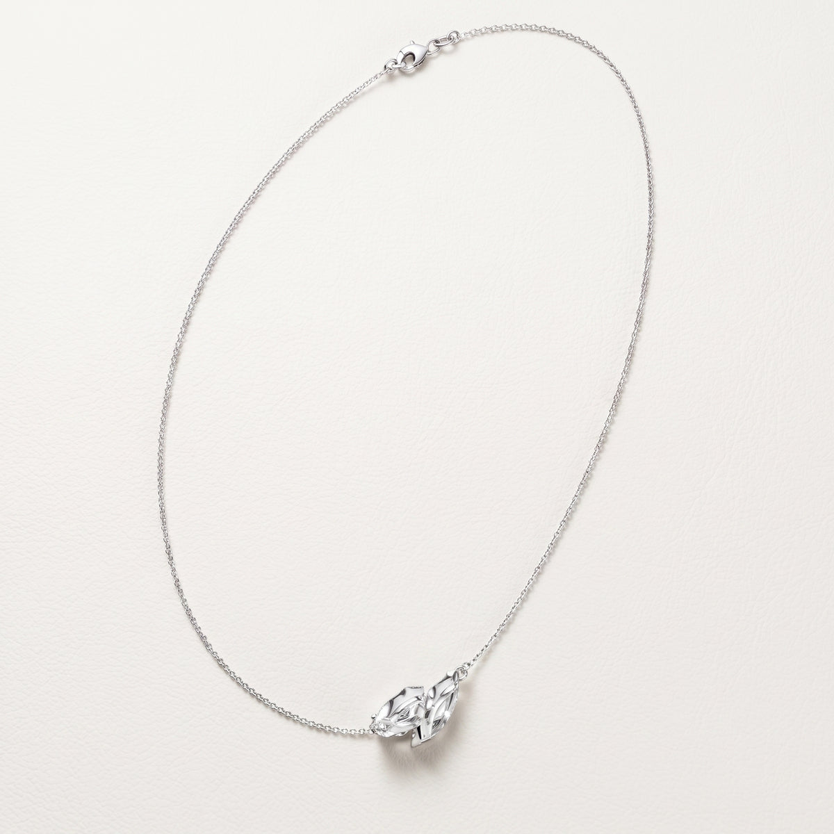 The Sylvara 3.00 CT Two-Stone Diamond Necklace