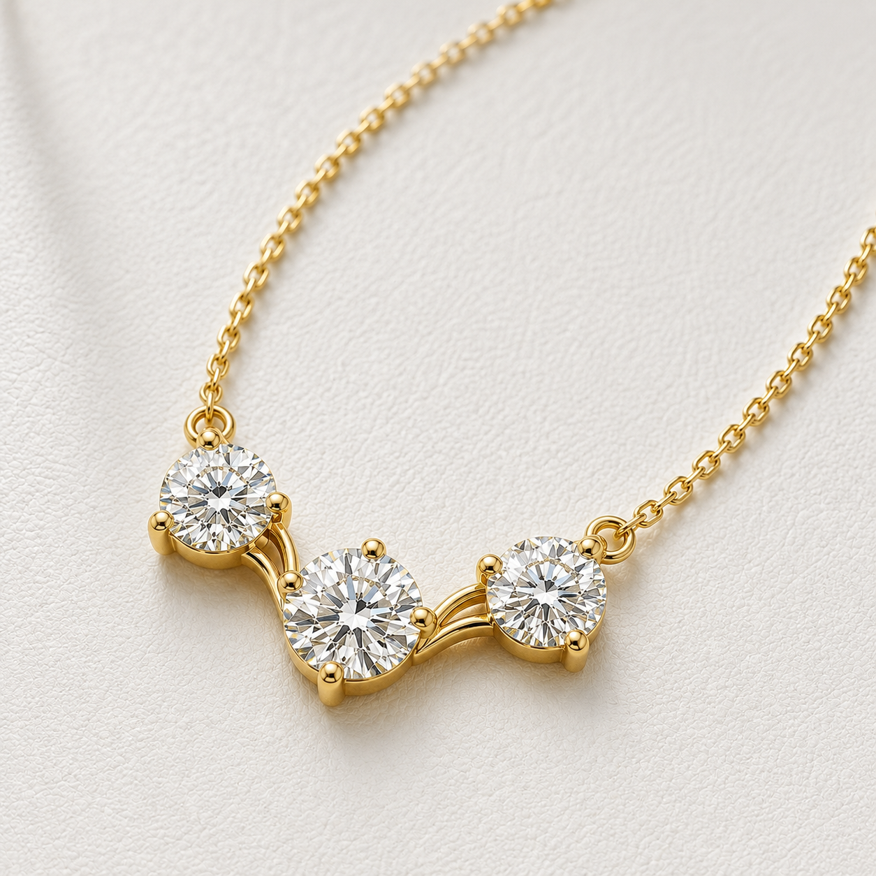The Élaris 4.50 CT Diamond Necklace | Gold