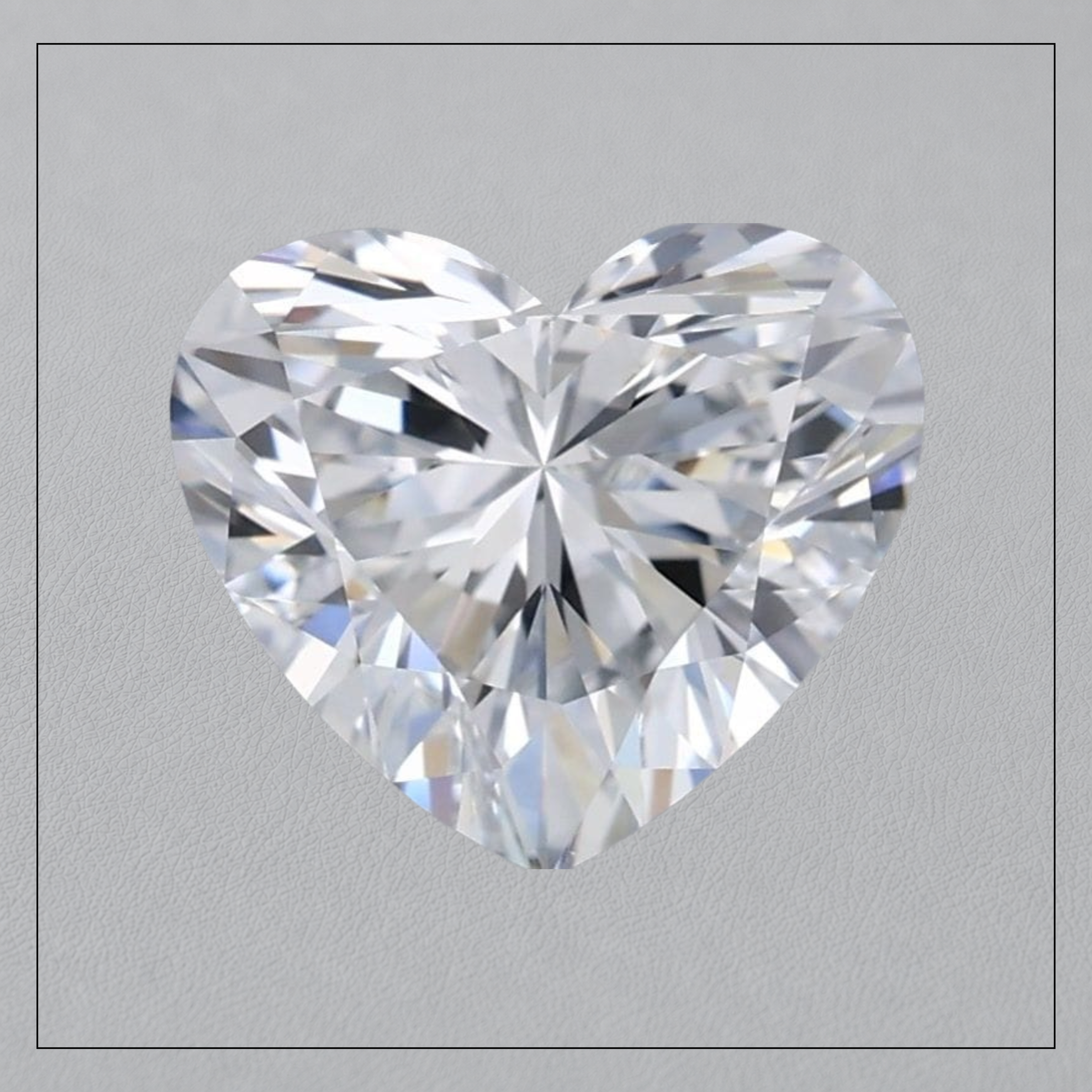 2.00 CT VVS2 D Heart Lab Grown Diamond