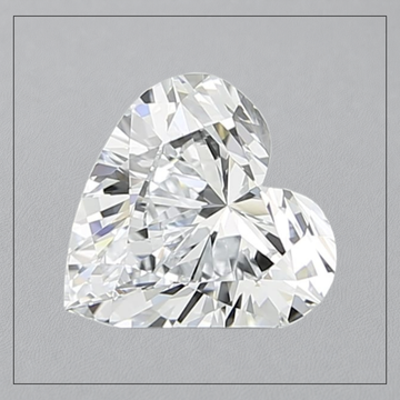 4.00 CT VVS1 E Heart Lab Grown Diamond