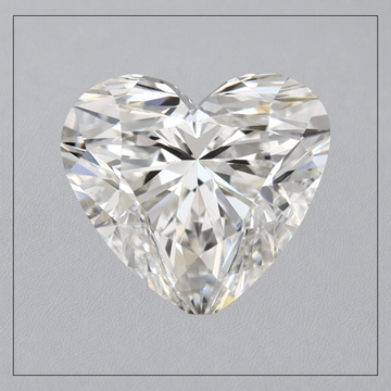 1.00 CT VS1 F Heart Lab Grown Diamond
