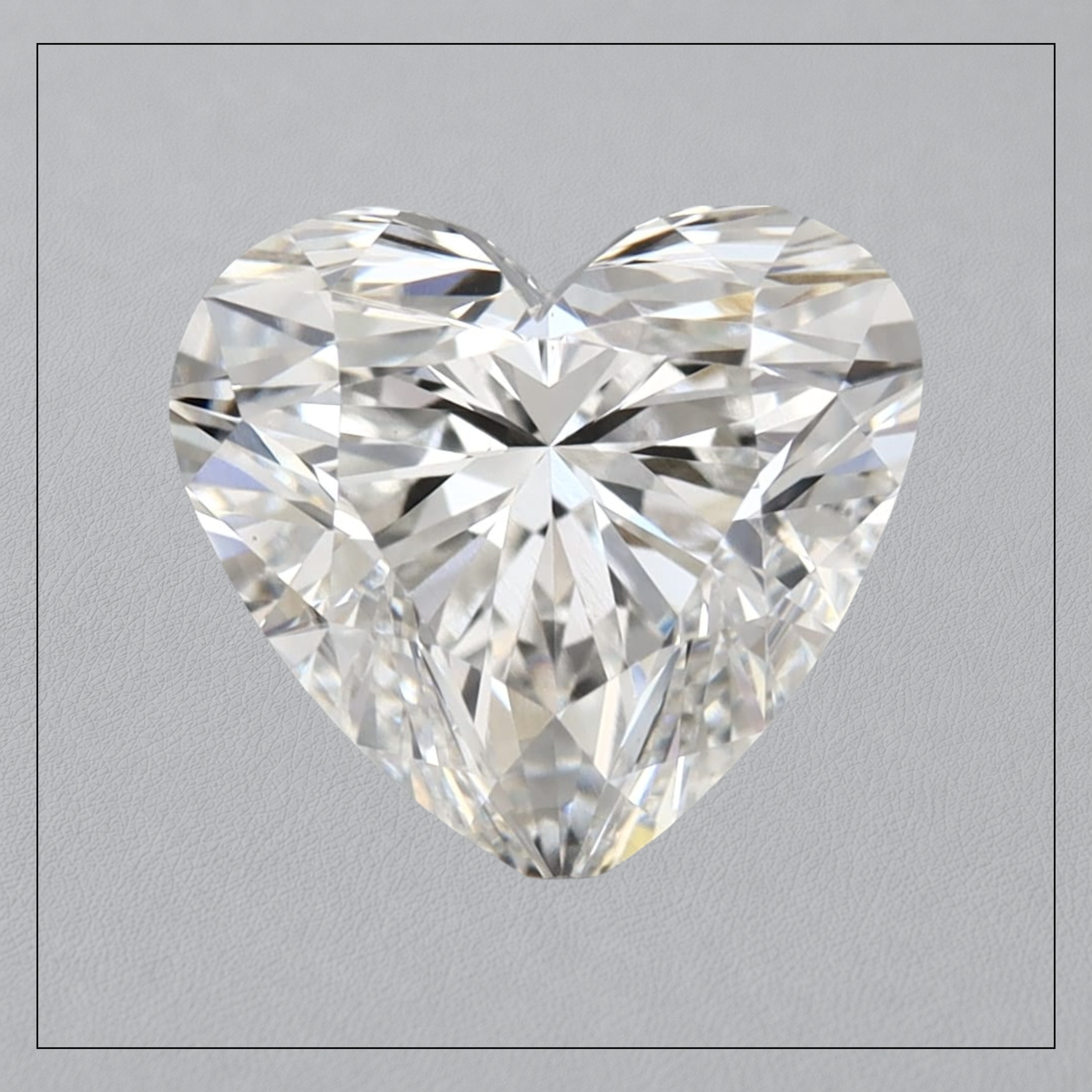 1.00 CT VS1 F Heart Lab Grown Diamond
