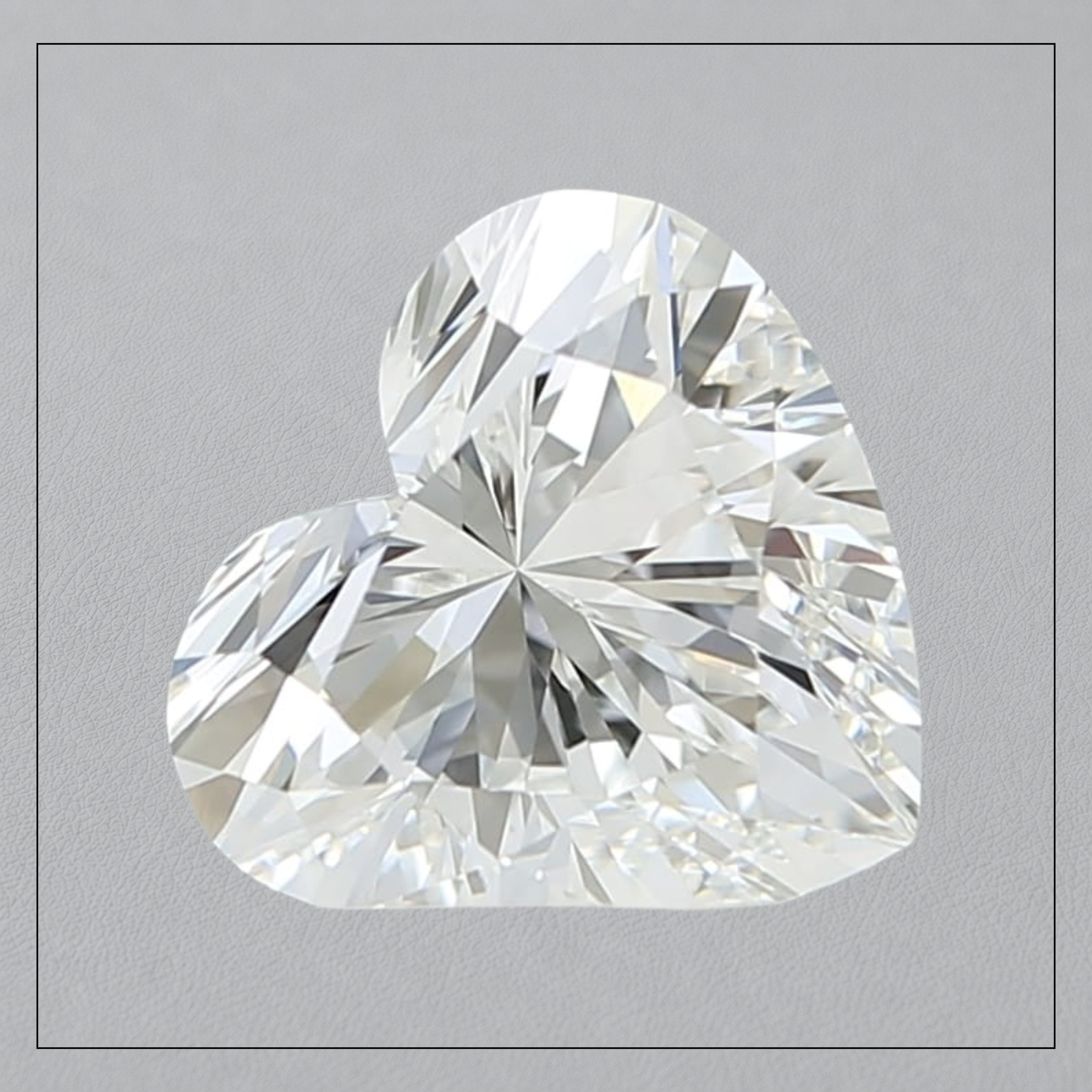 1.00 CT VVS2 F Heart Lab Grown Diamond