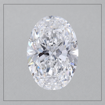 1.00 CT VS1 D Oval Lab Grown Diamond