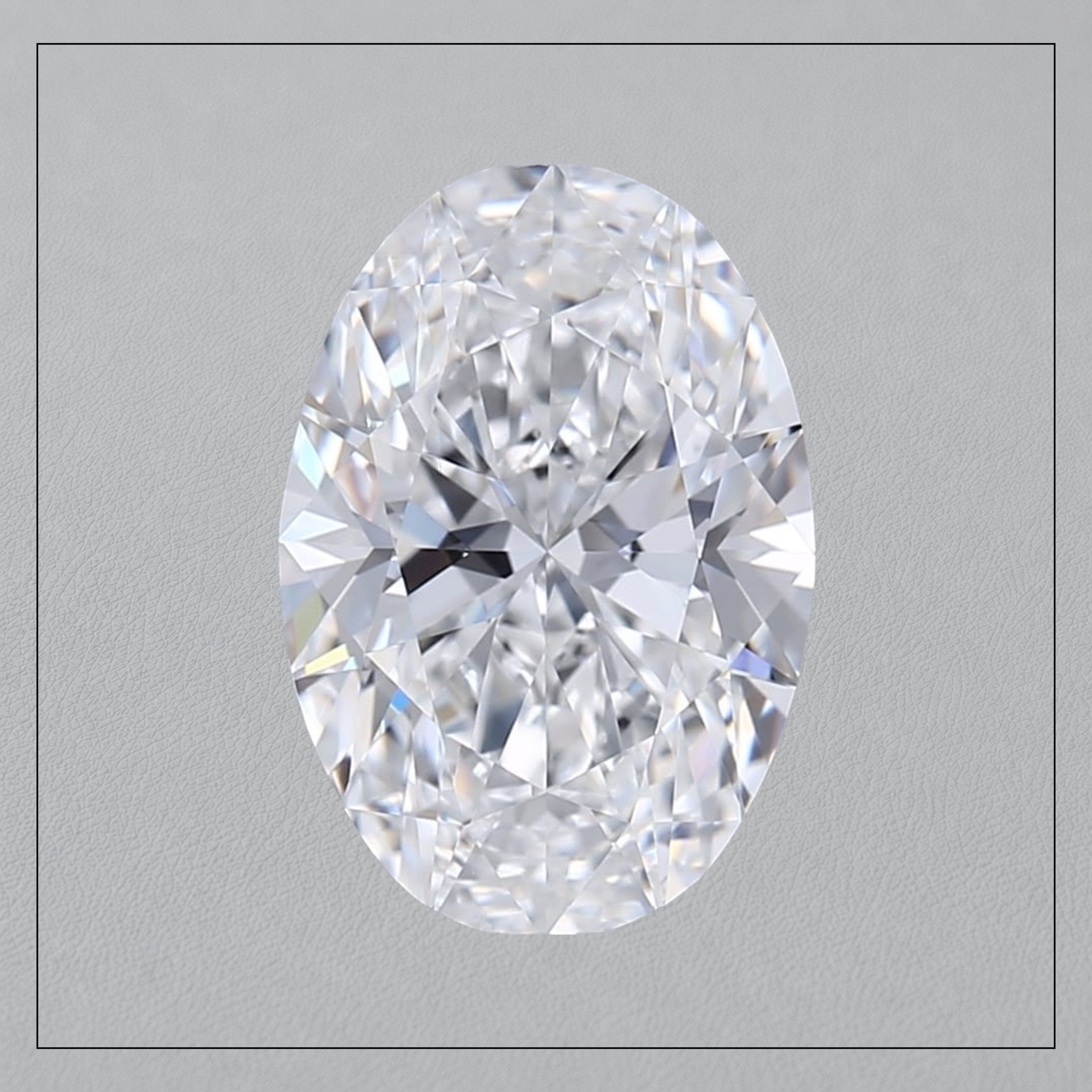 2.5 CT VS2 D Oval Lab Grown Diamond