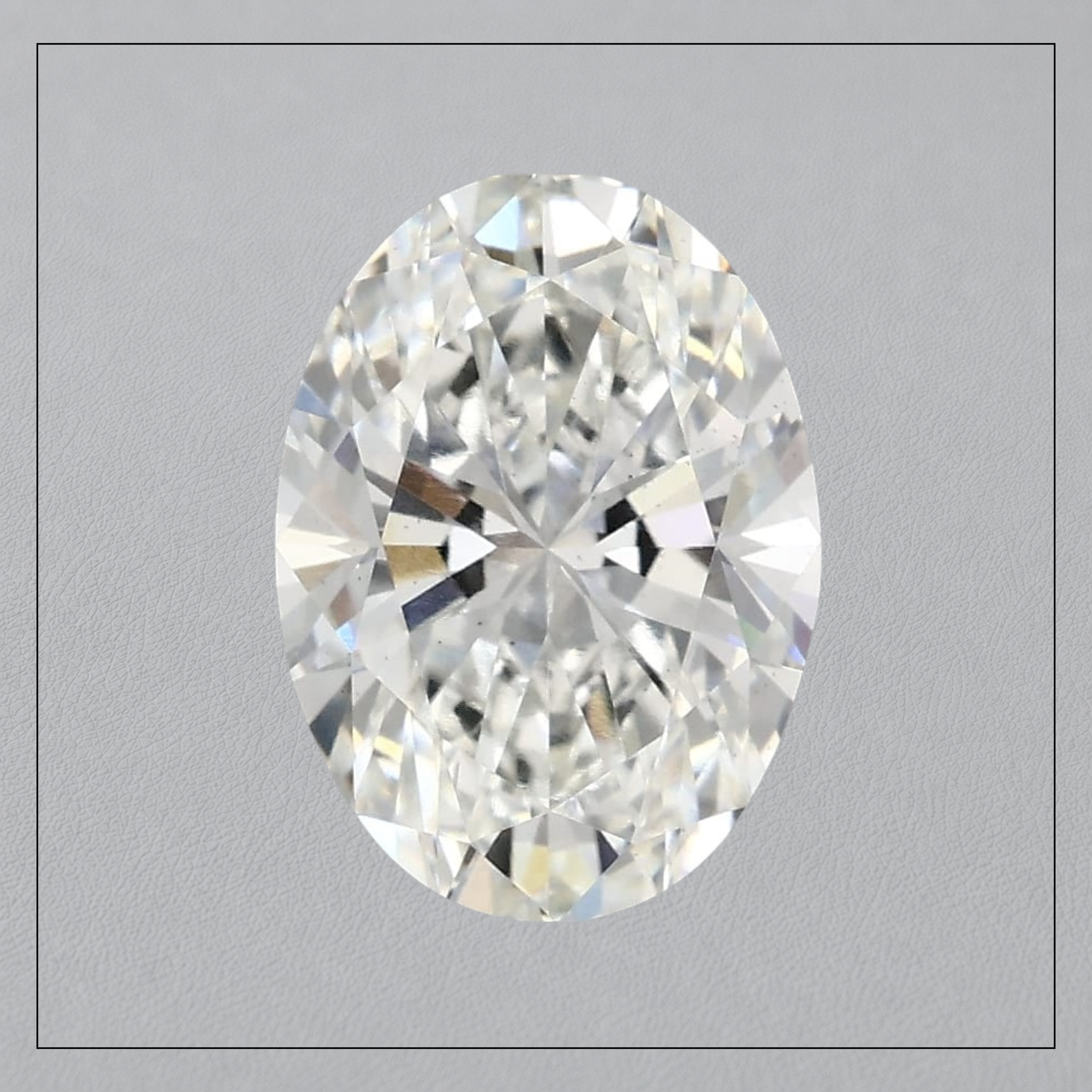 1.00 CT VVS2 G Oval Lab Grown Diamond
