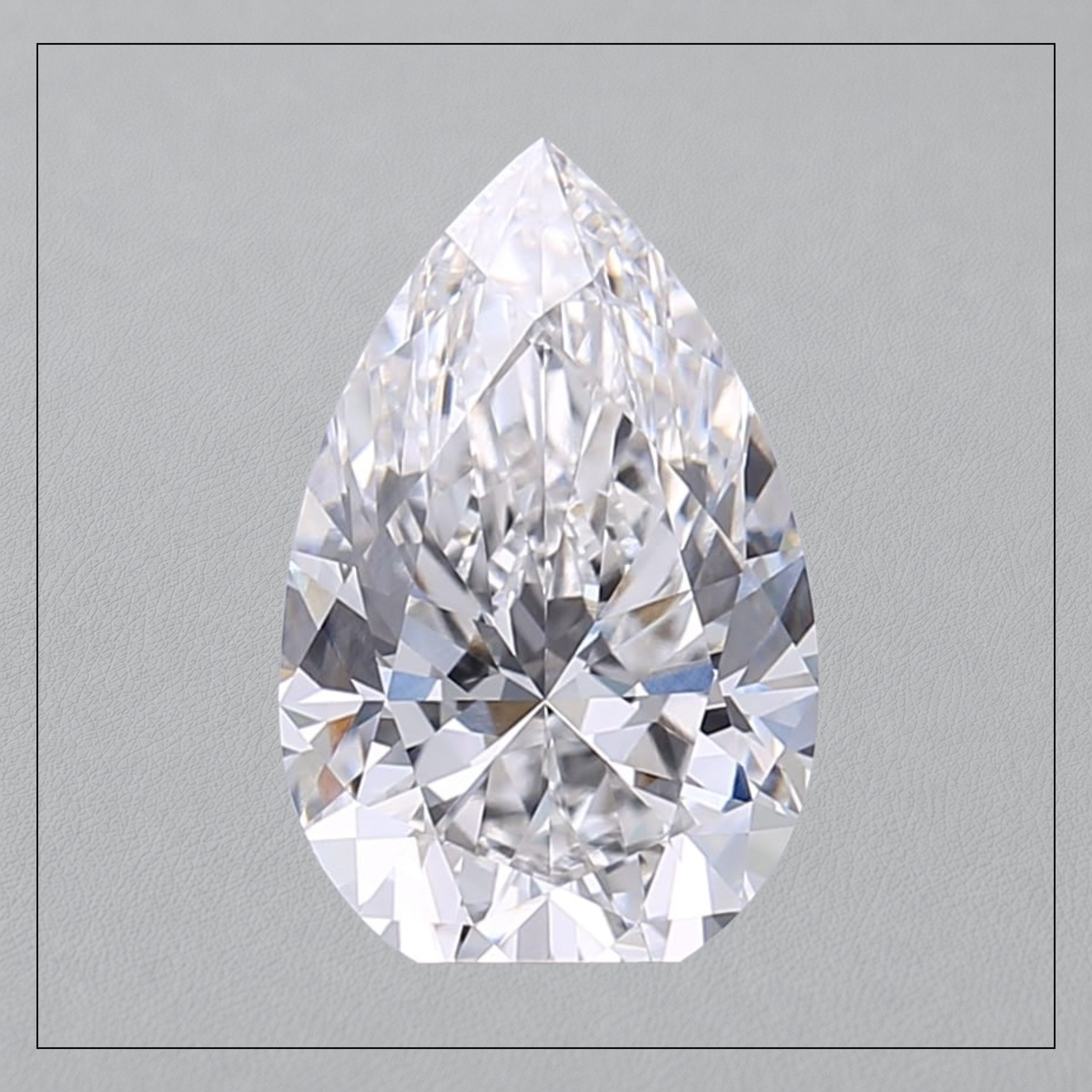 1.5 CT VVS2 E Pear Lab Grown Diamond