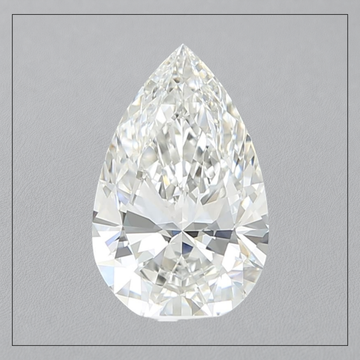 1.00 CT VVS1 F Pear Lab Grown Diamond