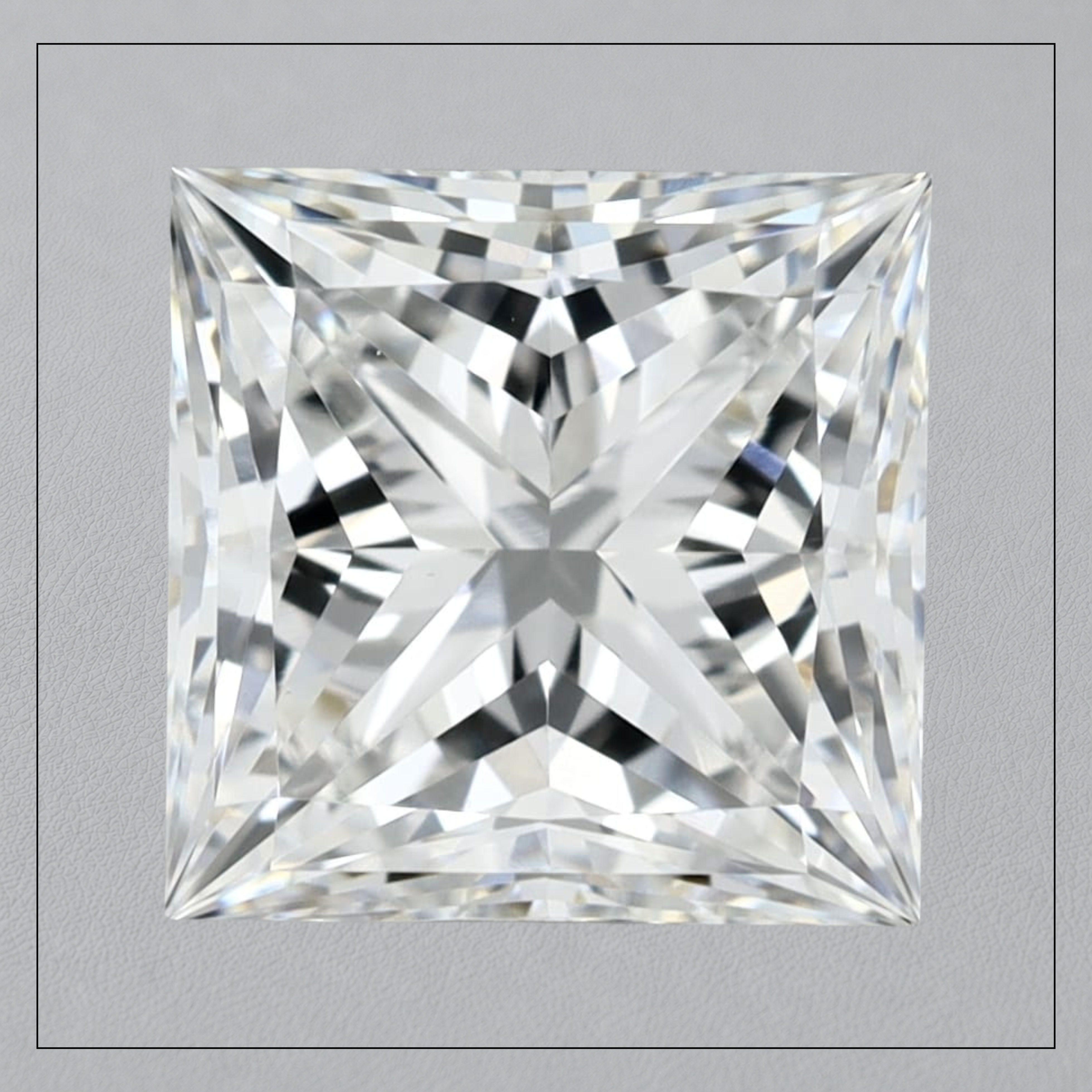 2.5 CT VVS2 E Princess Lab Grown Diamond