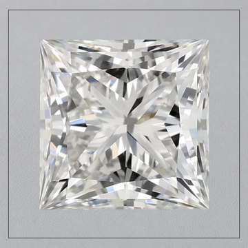1.00 CT VVS1 F Princess Lab Grown Diamond