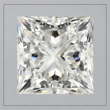 2.5 CT VVS2 G Princess Lab Grown Diamond