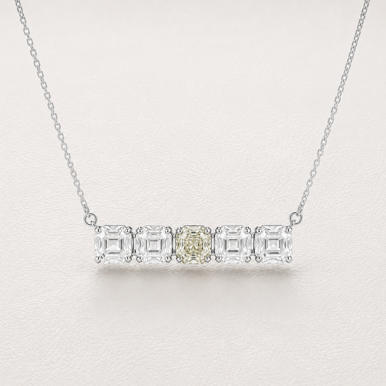 The Solenne 7.5 CT Diamond Necklace | White Gold, Platinum