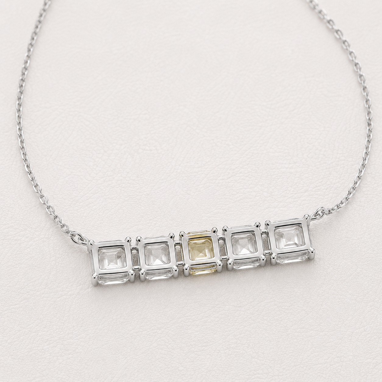 The Solenne 7.5 CT Diamond Necklace | White Gold, Platinum