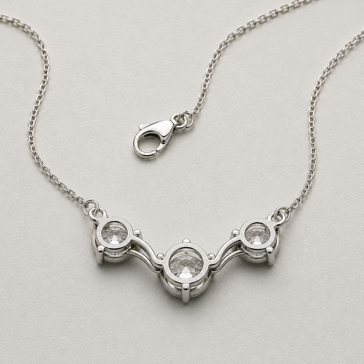 The Élaris 4.50 CT Diamond Necklace | White Gold, Platinum
