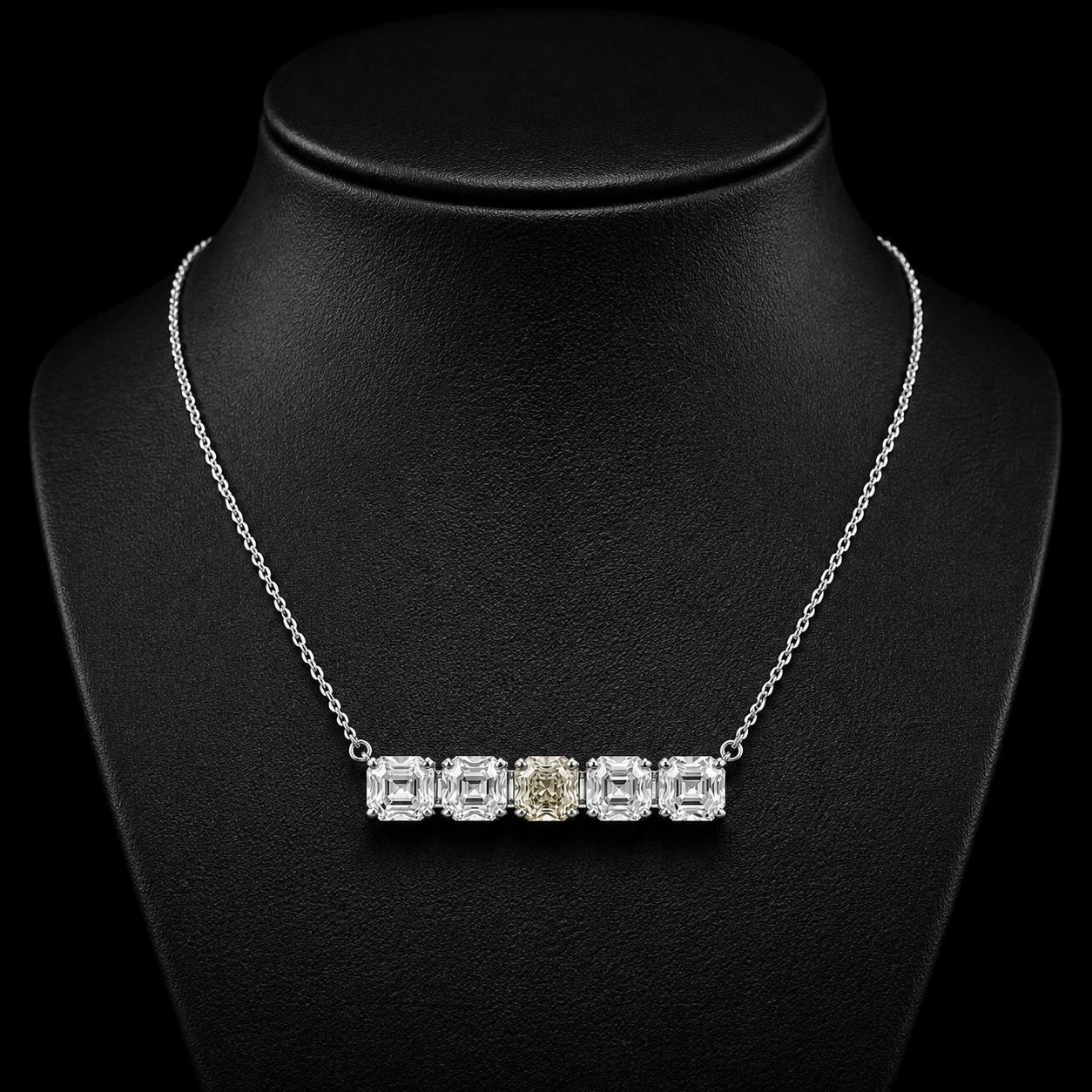 The Solenne 7.5 CT Diamond Necklace | White Gold, Platinum