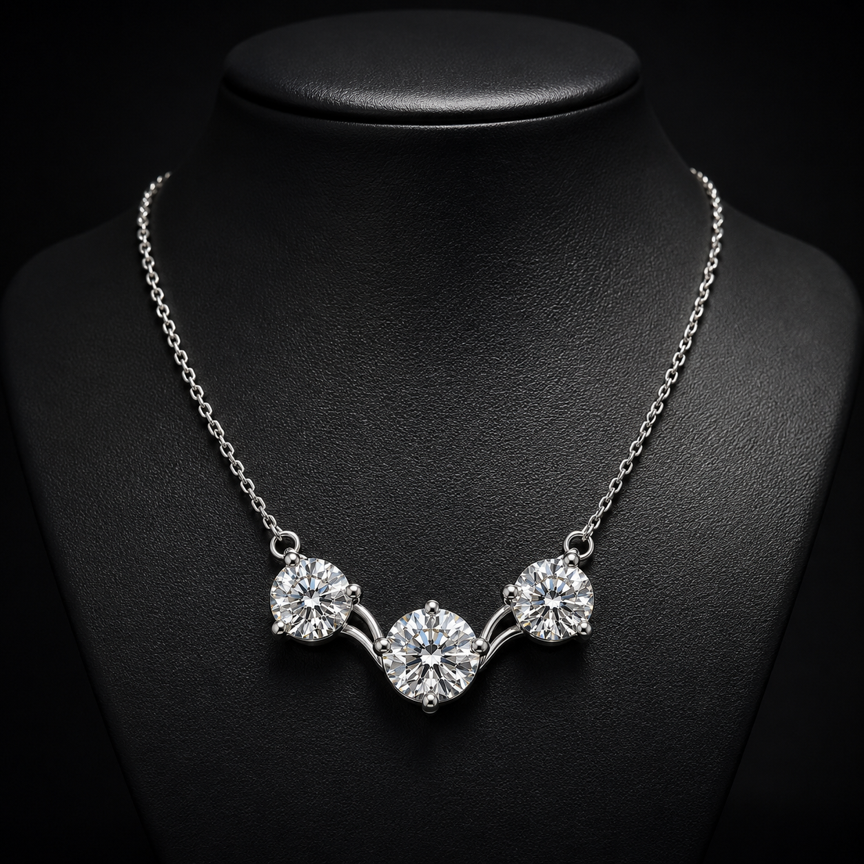 The Élaris 4.50 CT Diamond Necklace | White Gold, Platinum