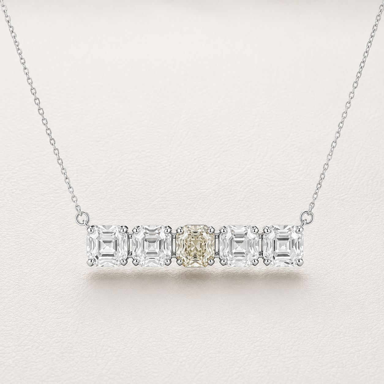 The Solenne 7.5 CT Diamond Necklace | White Gold, Platinum