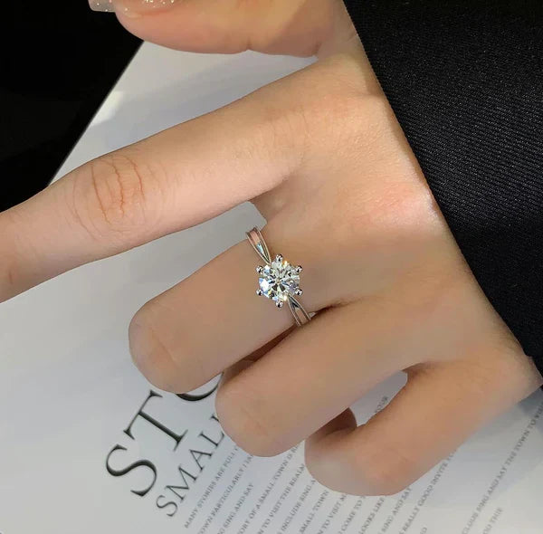 1.20ct Lab Grown Round Diamond Pavé Engagement Ring | Basket Set | IGI Certified | Custom Gold
