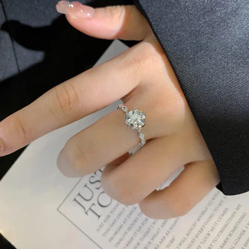 1.80tcw Round Lab-Grown Diamond Ring | Unique 6-Prong Design | IGI Certified