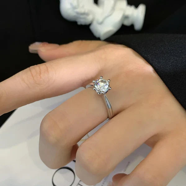 1.20ct Lab Grown Round Diamond Pavé Engagement Ring | Basket Set | IGI Certified | Custom Gold