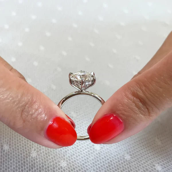 2.60ctw Round Lab Grown Diamond Engagement Ring | IGI Certified | Custom Gold & Platinum
