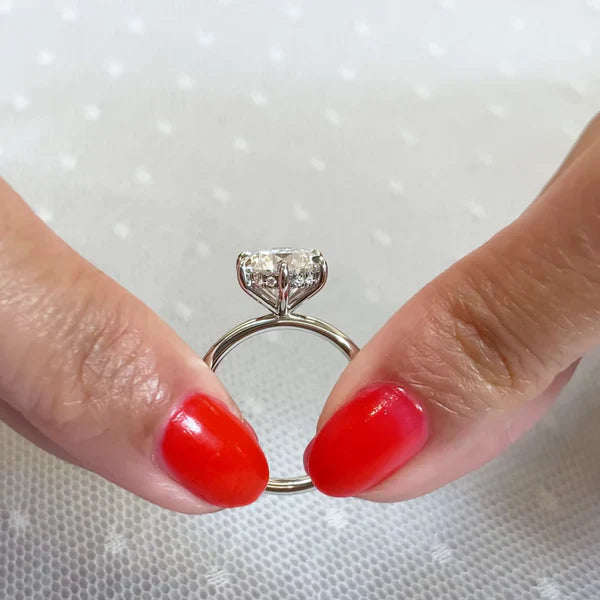 2.60ctw Round Lab Grown Diamond Engagement Ring | IGI Certified | Custom Gold & Platinum