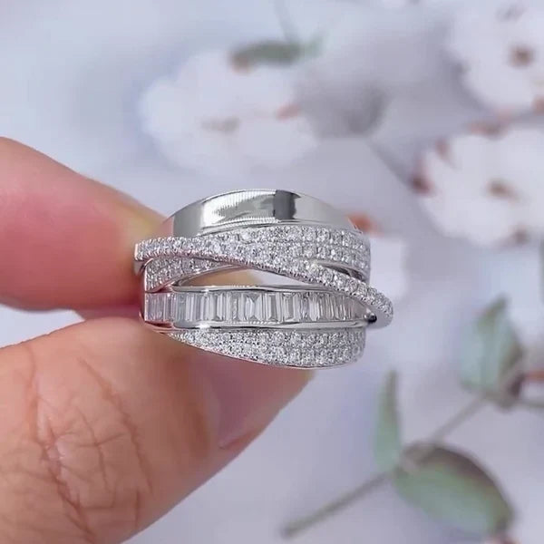 Round & Emerald 2.00tcw Lab Diamond Ring | Unique Dual Shape | D-E-F | VVS–VS